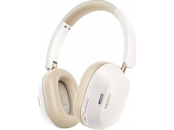 Ugreen Hörlurar Ugreen HiTune Max 5C Trådlösa hörlurar, Hybrid ANC, Bluetooth 5.4 (Vit)