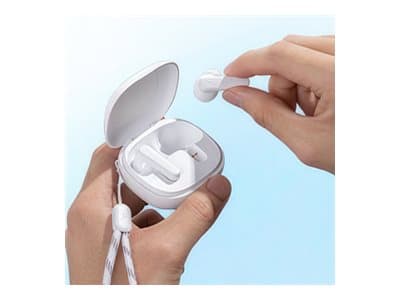 Soundcore r50i - True wireless-hodetelefoner med mikrofon - i øret - Bluetooth - hvit