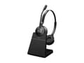 Miniatyrbild 3 av 5: Jabra Engage 55 SE Stereo - Headset - på örat - DECT - trådlös - USB-C via DECT-adapter - Certifierad för Microsoft-teams