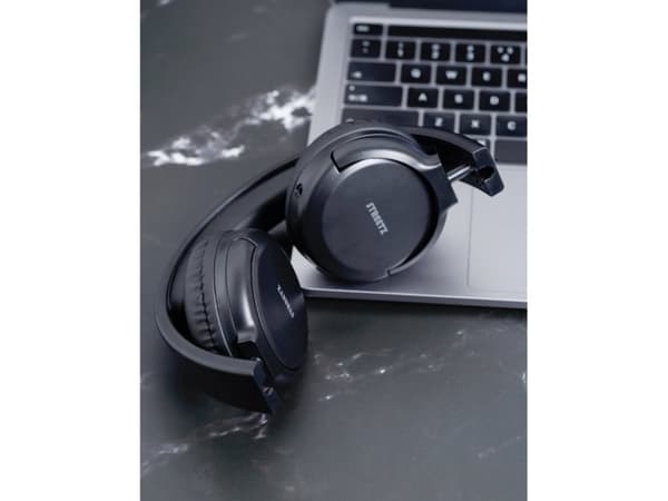 BT210 Bluetooth-hodetelefoner STREETZ, med mikrofon, sammenleggbare, svarte / BT210-BLK / 6612085