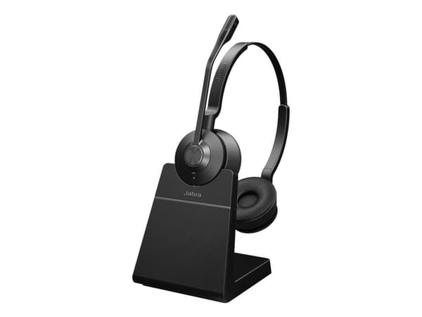 Jabra Engage 55 SE Stereo - Hodesett - on-ear - DECT - trådløs - USB-A via DECT adapter - UC-sertifisert