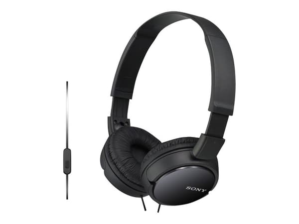 Sony MDR-ZX110 Headset 3,5 mm kontakt – Svart