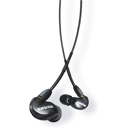 Shure AONIC 215 - in-ear headphones with single transducer and 3.5mm cable (black)