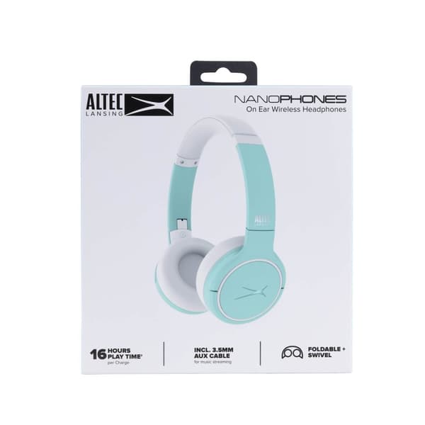 Altec Lansing Høretelefon Trådløs 2-i-1 On-Ear NanoPhone Grøn