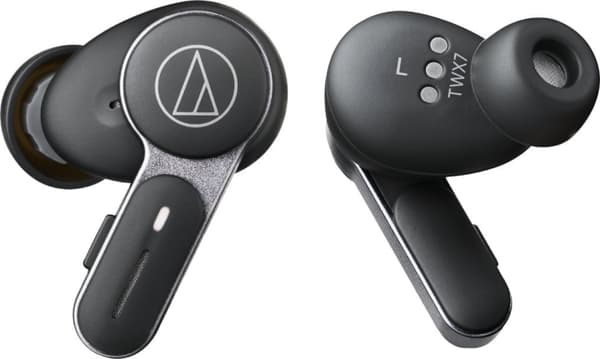 Audio-Technica ATH-TWX7 hovedtelefoner med tovejs hovedtelefoner, sort