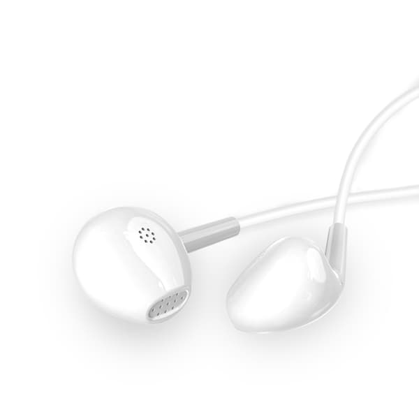 Dudao X10S in-ear headphones 3.5 mm jack 1.2 m white