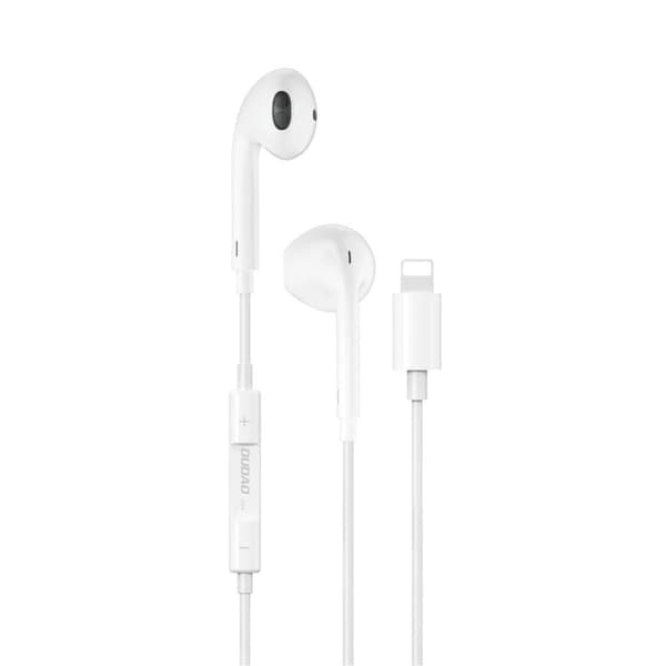 Dudao X14+ In-ear headphones with microphone Lightning white
