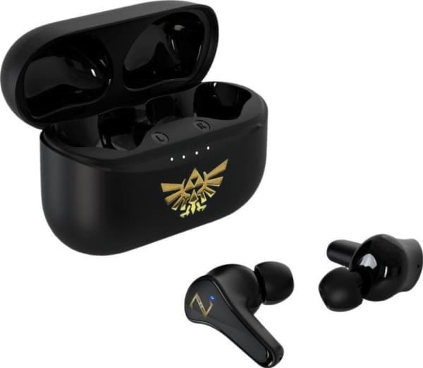 OTL Technologies Nintendo Legend of Zelda, Trådløs, Samtaler/musikk, 20 - 20000 Hz, 42 g, Hodetelefoner, Sort