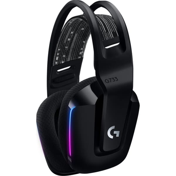 Spelhörlurar med mikrofon Logitech G733 Lightspeed Headset