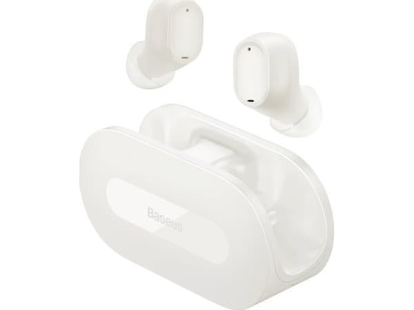 Baseus Bowie EZ10, True Wireless Stereo (TWS), 20 - 20000 hz, Samtal/musik, Headset, Vit