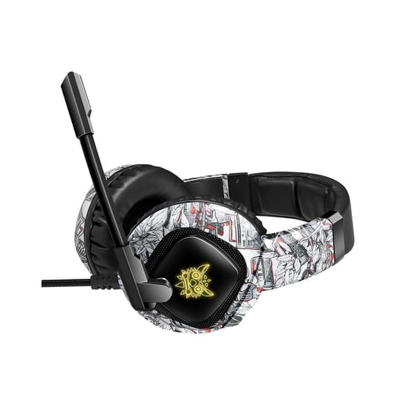 Onikuma gamingheadset med 50 mm neodymmagnet och minnesskum - Camo