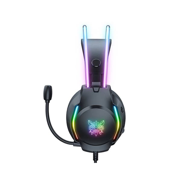 Onikuma X26 gamingheadset med LED och brusreducerande mikrofon - Svart