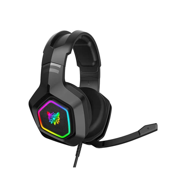 Onikuma Gaming Headset 50mm kaiuttimilla ja melua vaimentavalla mikrofonilla - musta