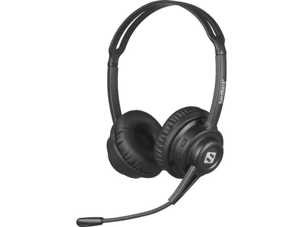 Sandberg Bluetooth Headset ANC+ENC, Trådlöst, Musik/vardag, 20 - 20000 Hz, 230 g, Headset, Svart