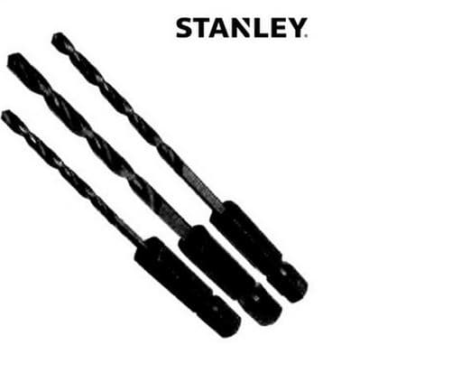 Stanley STA62509-XJ, Borr, Borrsats, Trä, Hexskaft, 4,5,6 mm, Svart