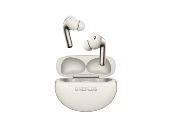 OnePlus Buds Pro 3 - True wireless-hörlurar med mikrofon - inuti örat - Bluetooth - aktiv brusradering - lunar radiance