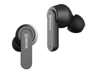 BOYA BY-AP4 - True wireless-hodetelefoner med mikrofon - i øret - Bluetooth - svart