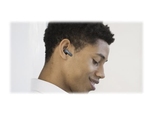 BOYA BY-AP4 - True wireless-hodetelefoner med mikrofon - i øret - Bluetooth - svart
