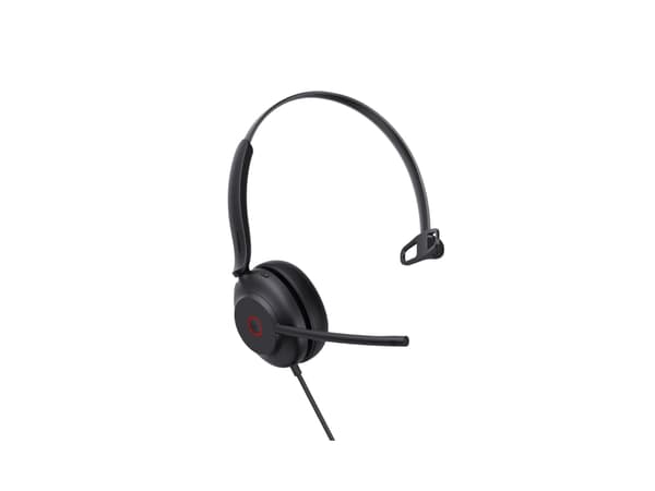 Yealink UH35 Mono - Hodesett - on-ear - kablet - USB - svart - Optimert for UC