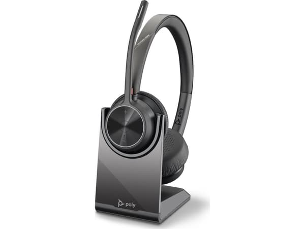 POLY Voyager 4320 UC, Trådlös, Kontor/callcenter, 162 g, Headset, Svart