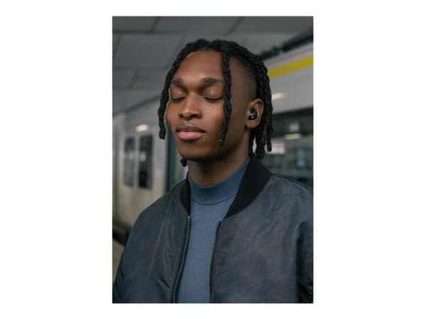 Sony WF-1000XM5 - True wireless-hörlurar med mikrofon - inuti örat - Bluetooth - aktiv brusradering - svart