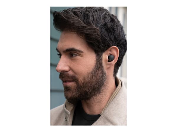 Sony WF-1000XM5 - True wireless-hörlurar med mikrofon - inuti örat - Bluetooth - aktiv brusradering - svart