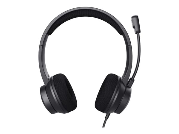 Trust Ayda - Headset - på örat - kabelansluten - USB - svart
