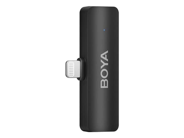 BOYA BY-V4D, Mikrofon med klemme, 20 - 20000 Hz, 16 bit, 48 kHz, 80 dB, Trådløs