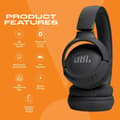 Miniatyrbillede 5 af 11: Hovedtelefoner JBL TUNE 520BT BK Sort