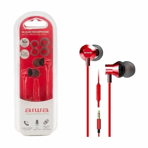 Kuulokkeet Aiwa ESTM50RD Punainen