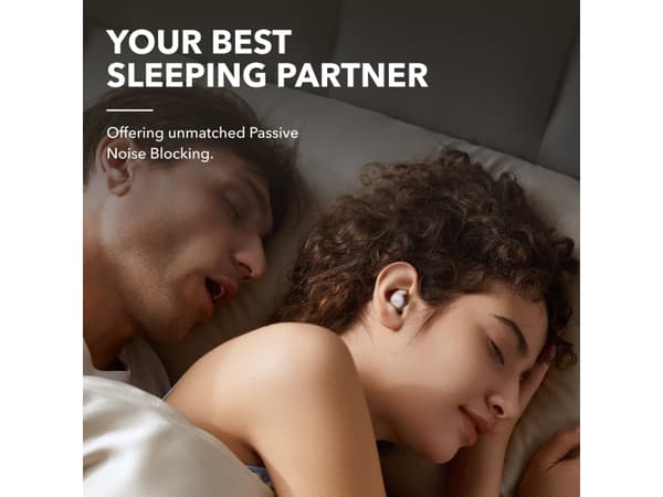 Soundcore Sleep A20, Trådløs, 20 - 20000 Hz, Samtale/Musikk/Sport/Hverdag, Hodesett, Hvit
