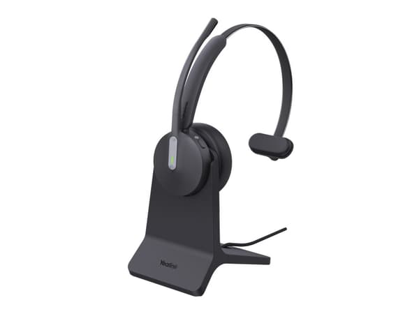 Yealink BH70 Mono med stativ Teams USB-A-hodesett, Trådløs, 20 - 20000 Hz, Kontor/kundesenter, 91 g, Hodesett, Sort