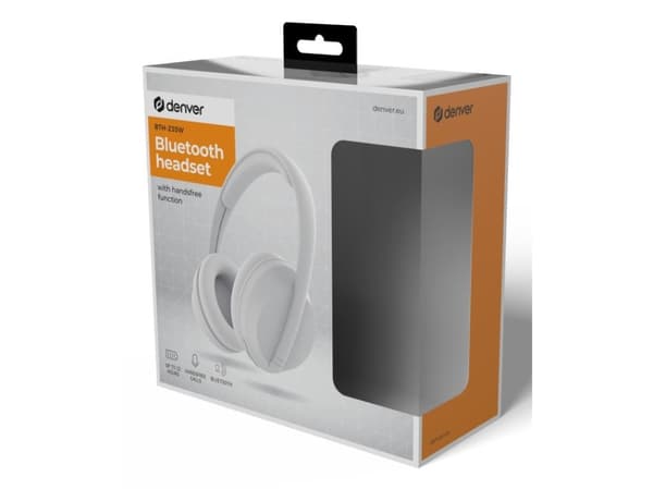 Denver hodetelefoner BT Denver BTH-235W over-ear hodetelefoner, hvite