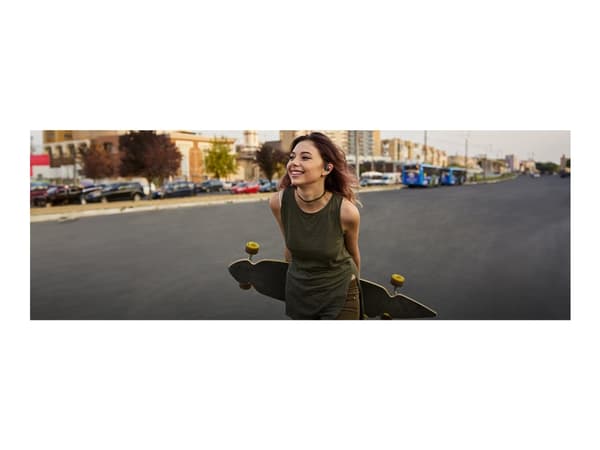 Creative Outlier Go - True wireless-hodetelefoner med mikrofon - åpent øre - Bluetooth - mørk blå