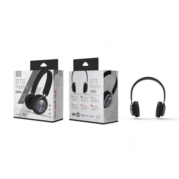 Svarta Bluetooth Hörlurar med Mikrofon (Bt-Sd-Fm-Call)