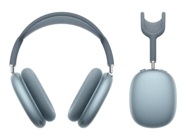 Apple AirPods Max - 2. generasjon - hodetelefoner med mikrofon - full størrelse - Bluetooth - trådløs - aktiv støydemping - blå
