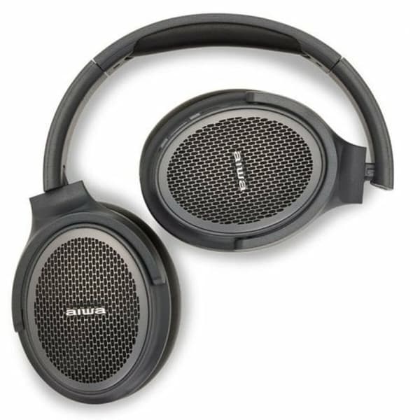 Hovedtelefoner med mikrofon Aiwa HST250BTTN Sort