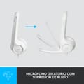 Miniatyrbilde 6 av 11: Hodetelefoner Logitech H390 Hvit
