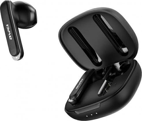 Bluetooth 5.3 TWS kuulokkeet + AWEI telakointiasema (T66) musta