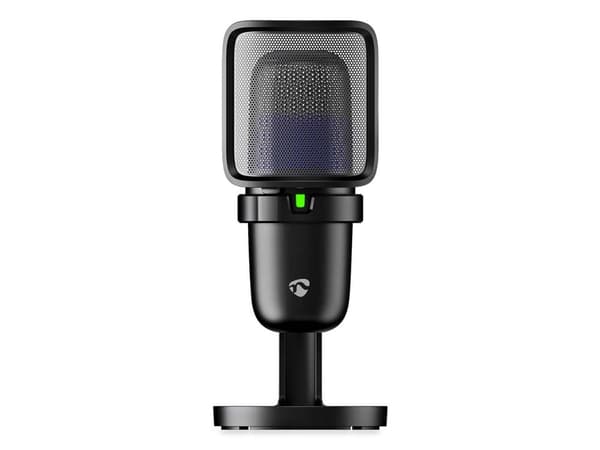 Nedis GSMIC210BK, Mikrofon till PC, -38 dB, 20 - 20000 hz, 2200 O, 24 bit, 192 kHz