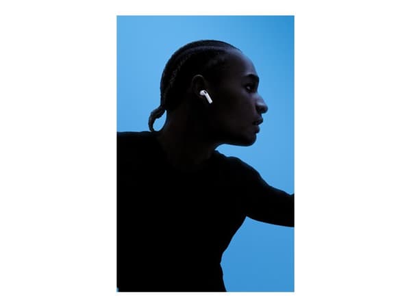 Apple AirPods 4 - True wireless-hörlurar med mikrofon - öronknopp - Bluetooth - vit
