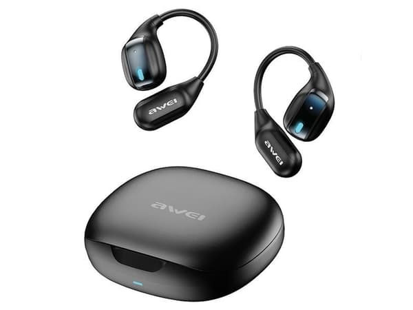 Awei AWEI kuulokkeet Bluetooth 5.4 TZ12 + telakointiasema musta/musta