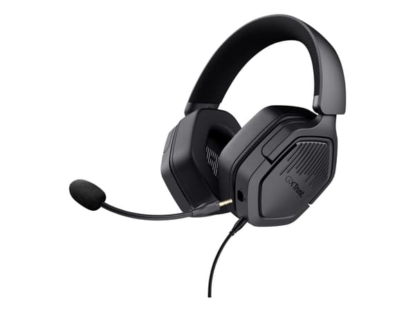 Trust GXT 492 Carus - Hodesett - full størrelse - kablet - 3,5 mm jakk - svart