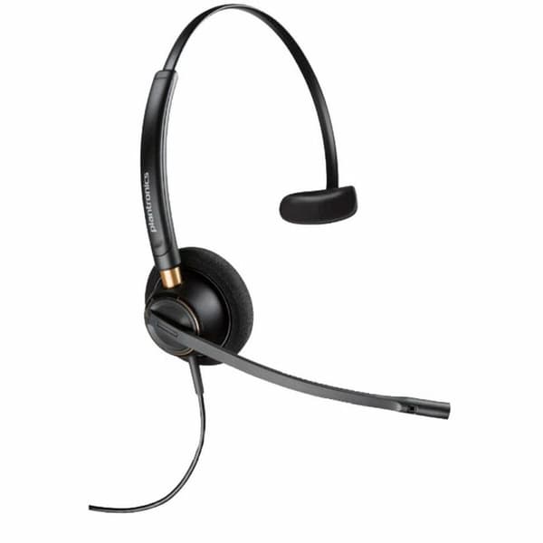 Hörlurar med Mikrofon Poly EncorePro HW510 Svart