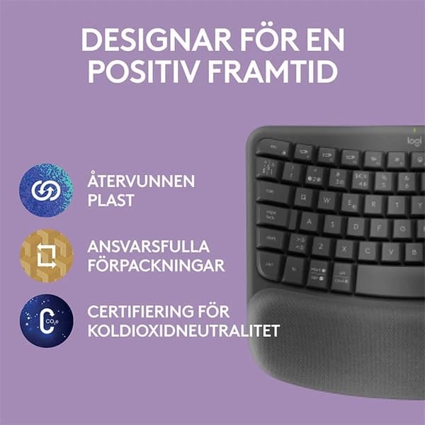 Logitech Wave-näppäimet - grafiitti