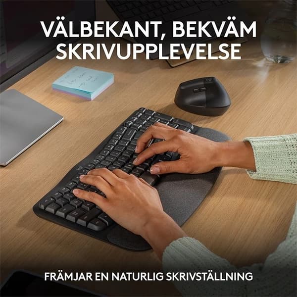 Logitech Wave-näppäimet - grafiitti
