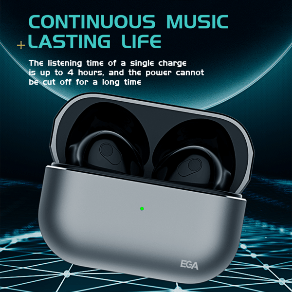 ET03 True Wireless Bluetooth-hodetelefoner, svart