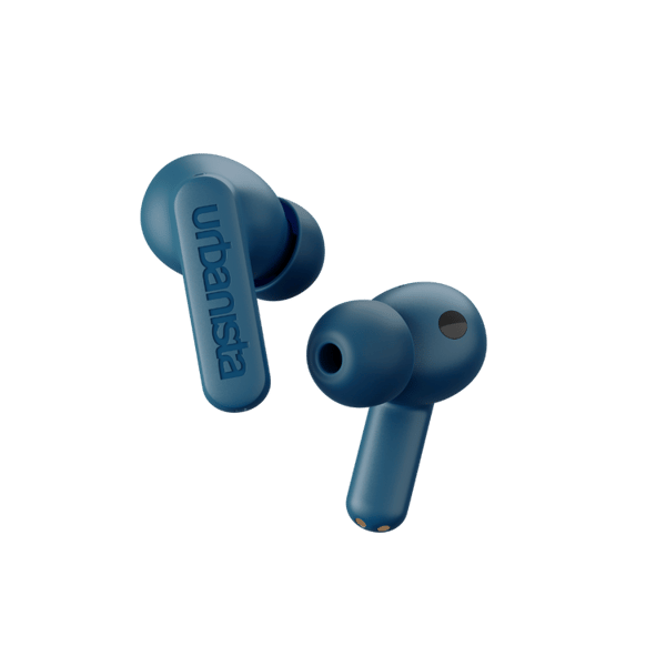 Urbanista Atlanta - In-Ear TWS-Hörlurar med Hybrid ANC, Steel Blue