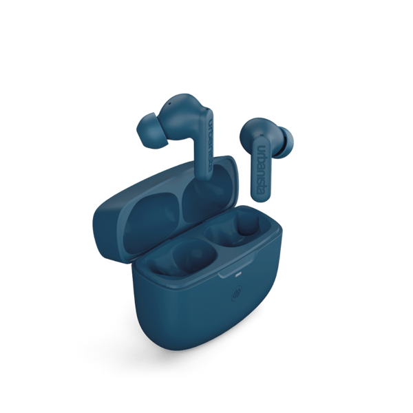 Urbanista Atlanta - In-Ear TWS-Hörlurar med Hybrid ANC, Steel Blue