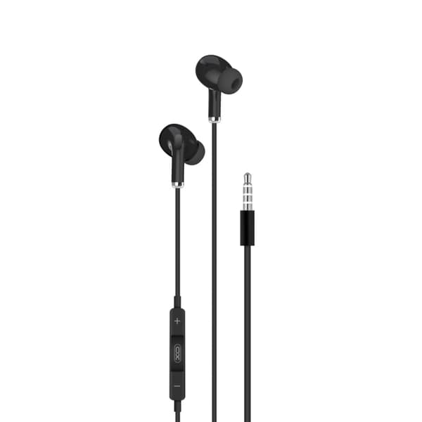 Xo kablede øretelefoner EP22 jack 3,5 mm svart